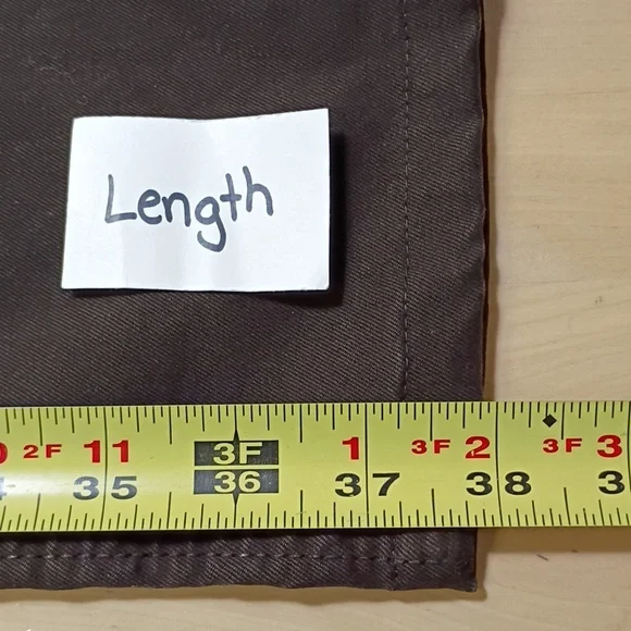 EUC JECKERSON Jeans Brown Iconic patches leg Denim Women Size 26 Bootcut - Picture 10 of 12